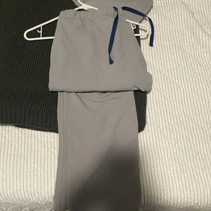 Figs cement Cairo cargo scrub pants